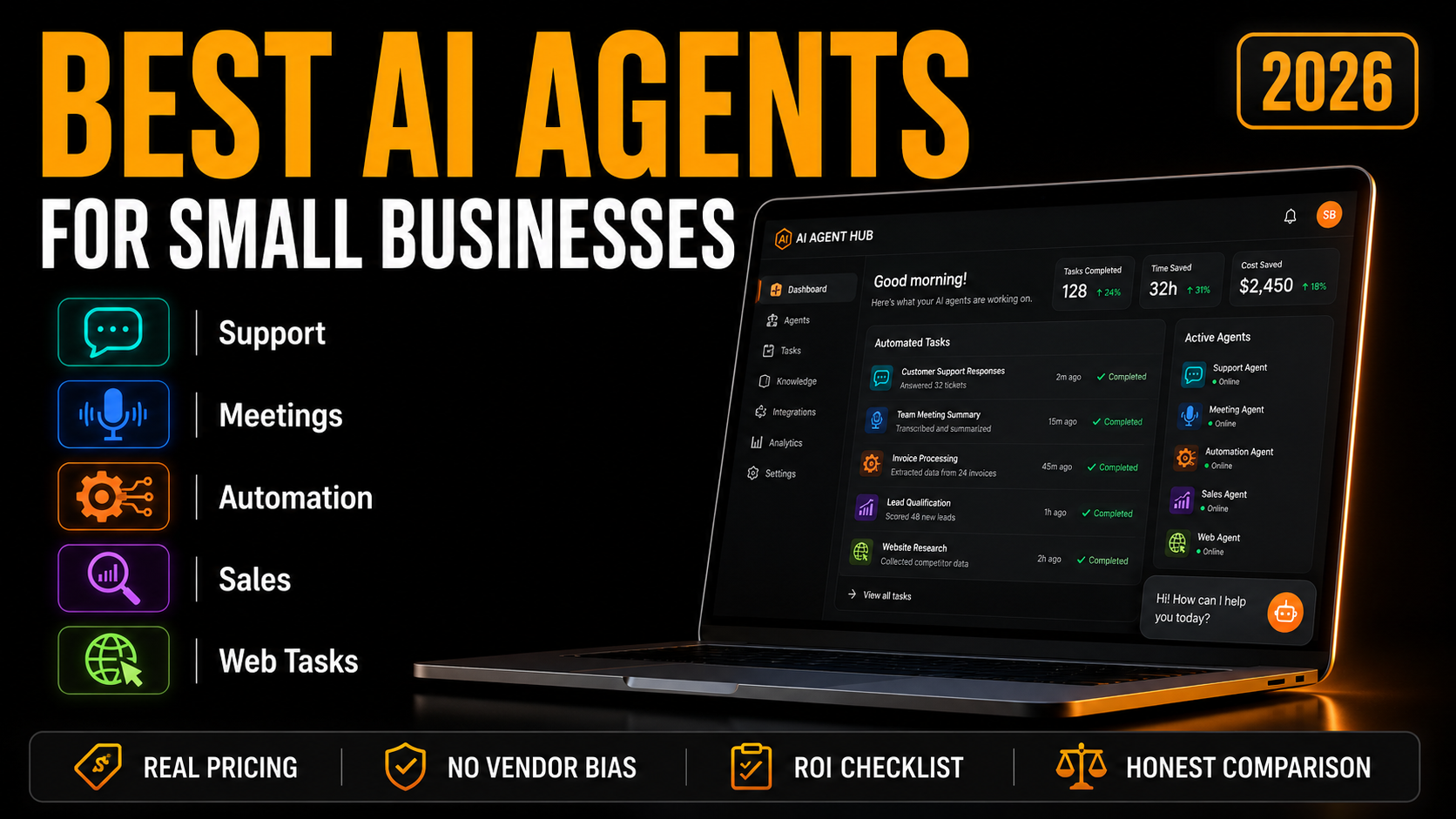 Home best ai agents for small businesses in 2026 complete guide