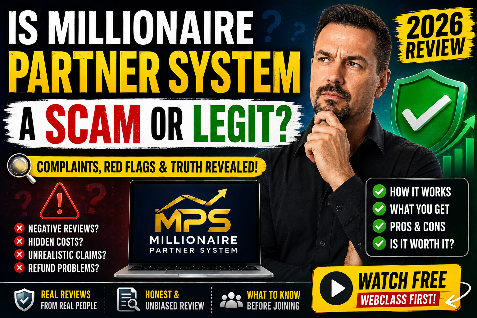 is millionaire partner system a scam or legit
