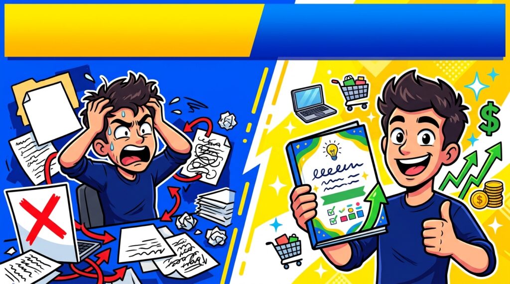 300 Prompts for Printable Workbooks Review: Turn One Idea Into a Sellable Digital Product person creating professional pri… 202608041542