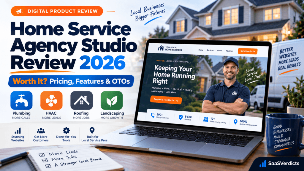 Home Service Agency Studio Review 2026: Worth It? Pricing, Features & OTOs 01 home service agency studio review