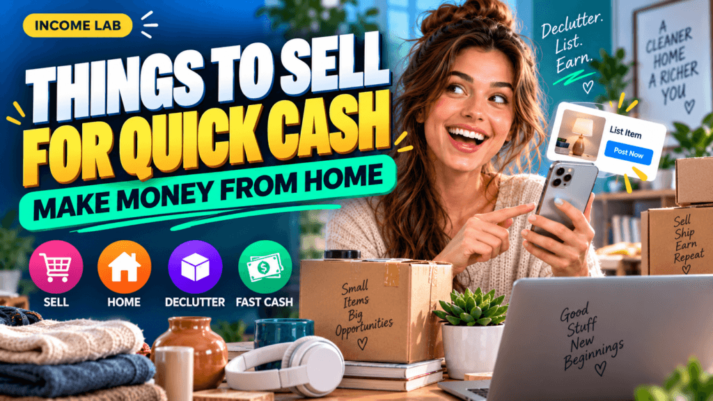 Things to Sell to Make Quick Cash From Home: 25 Items That Can Move Fast 10 things to sell for quick cash from home