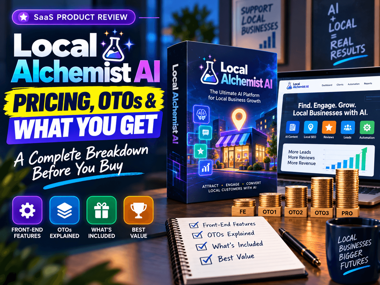 12 local alchemist ai pricing otos