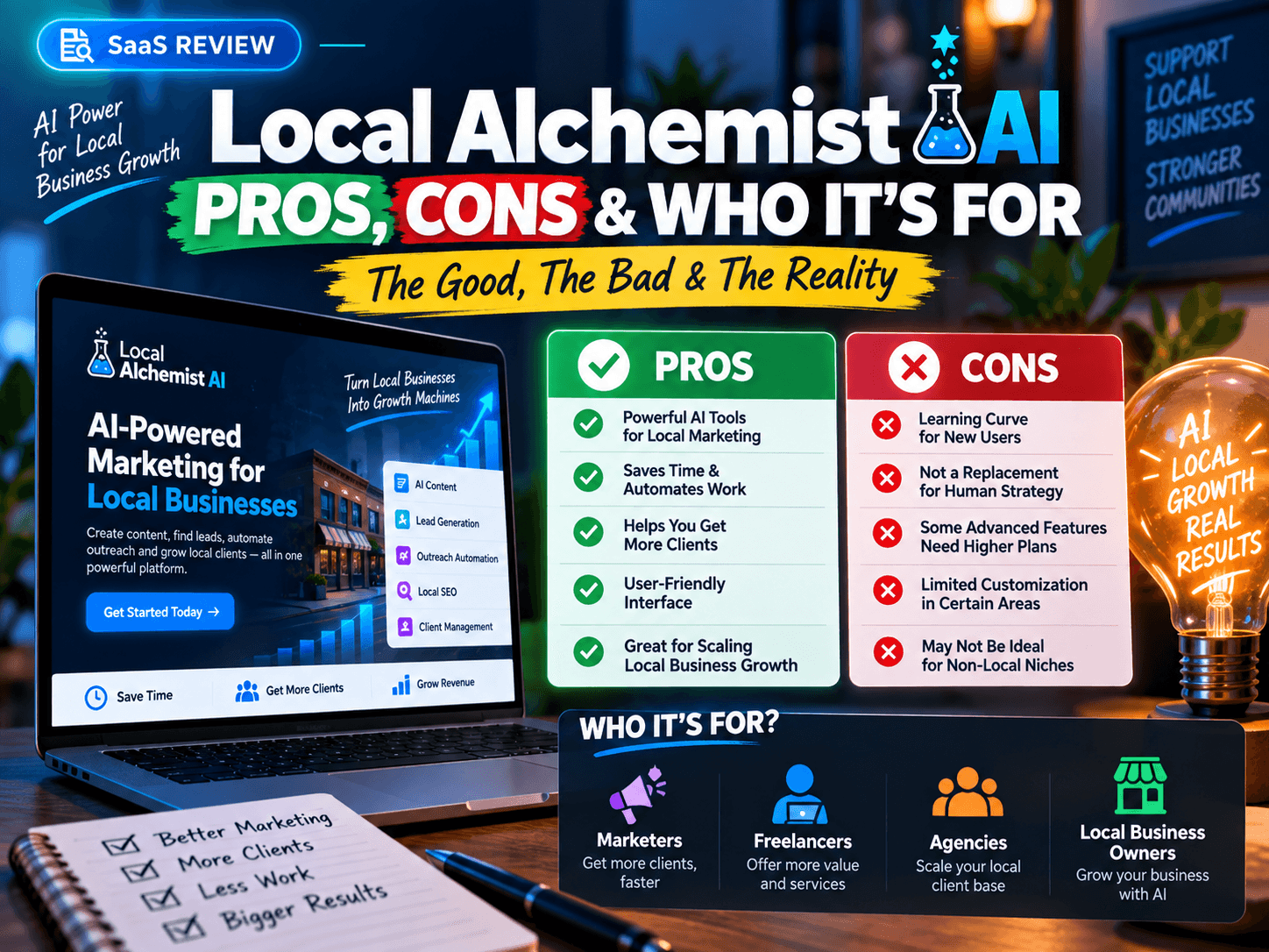14 local alchemist ai pros cons