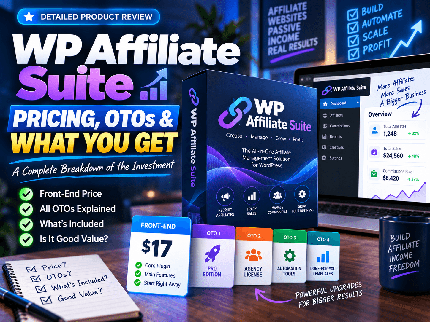 17 wp affiliate suite pricing otos