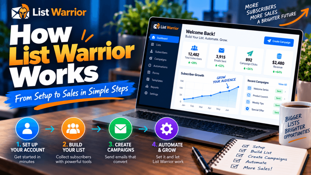 How List Warrior Works in 2026: Viral Giveaways, Referrals & the B3 Traffic Method 23 how list warrior works