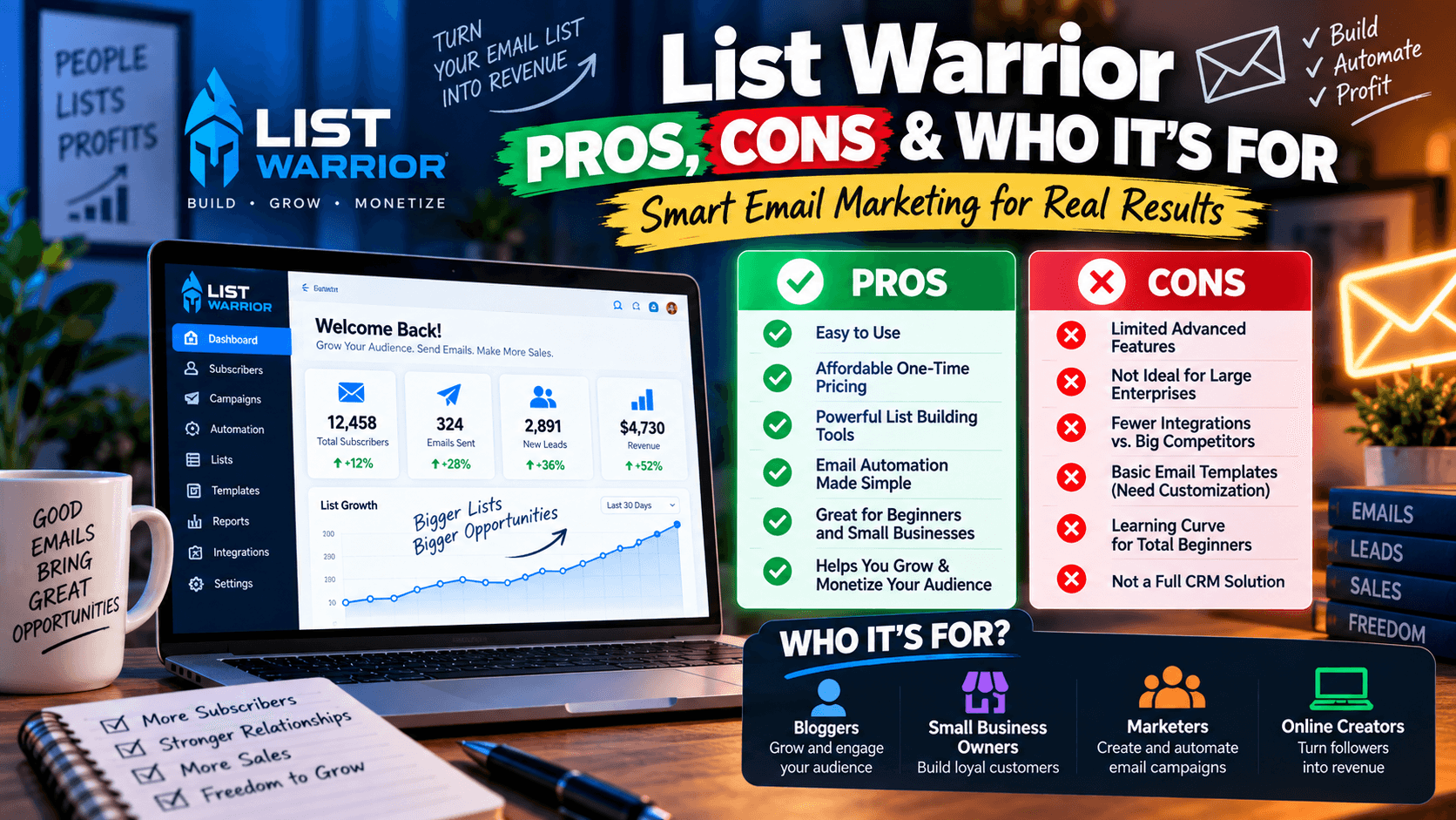 24 list warrior pros cons