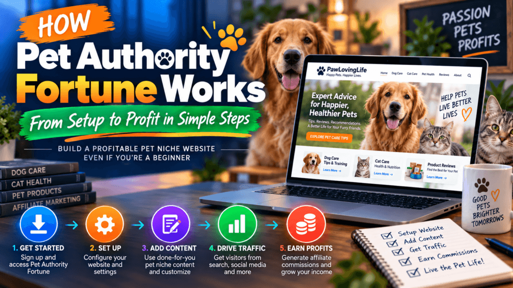 How Pet Authority Fortune Works in 2026: From DFY WordPress Site to Pet Revenue Brand 28 how pet authority fortune works
