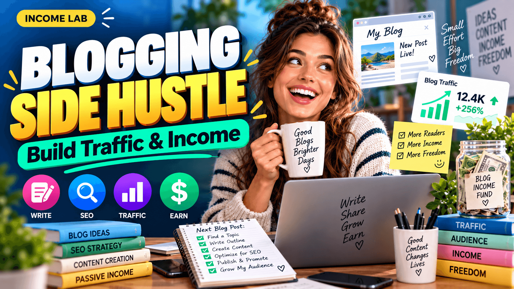 blogging side hustle