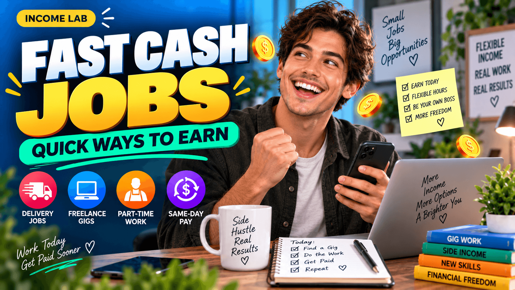 fast cash quick income jobs