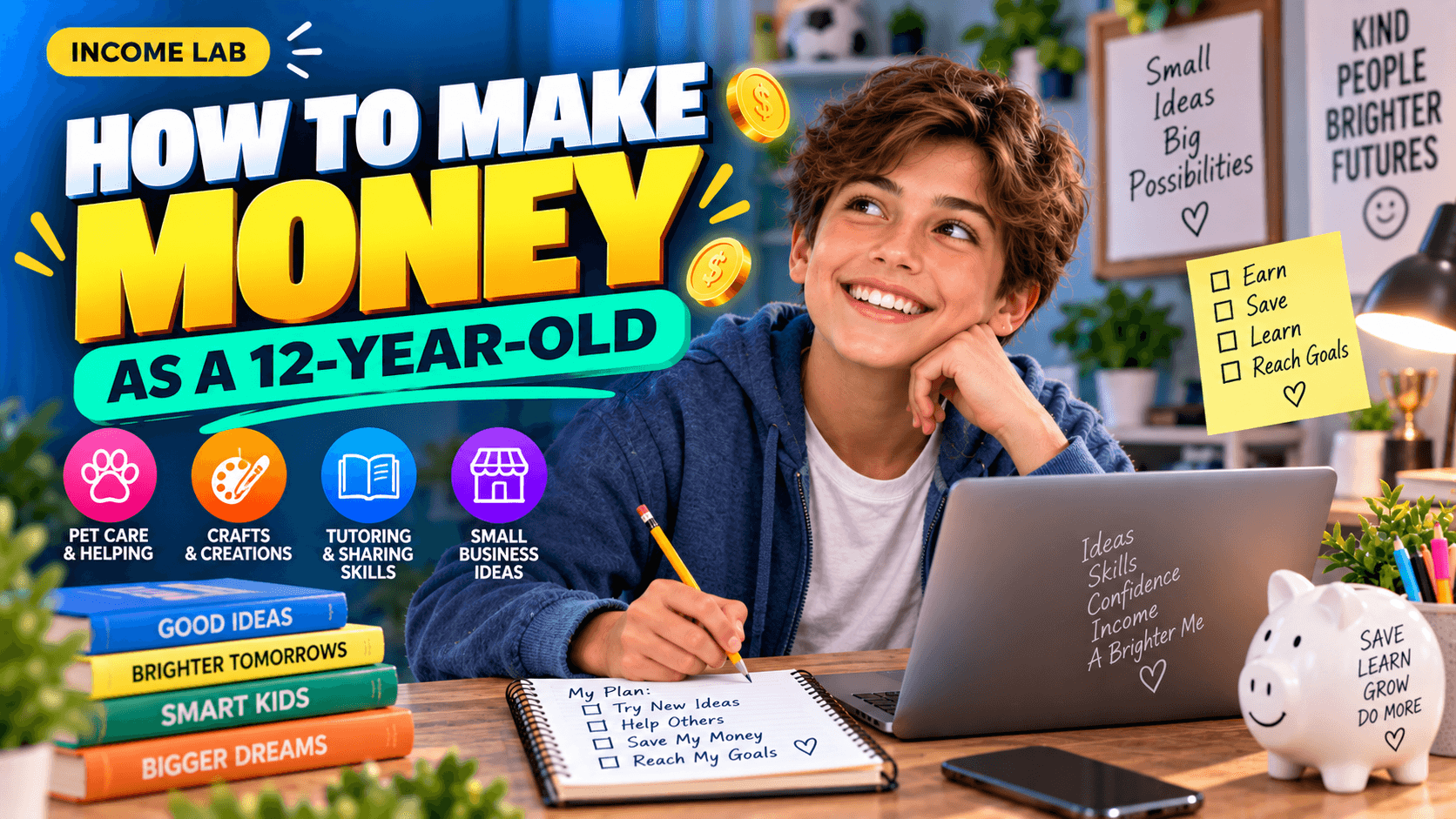 how to make money at 12