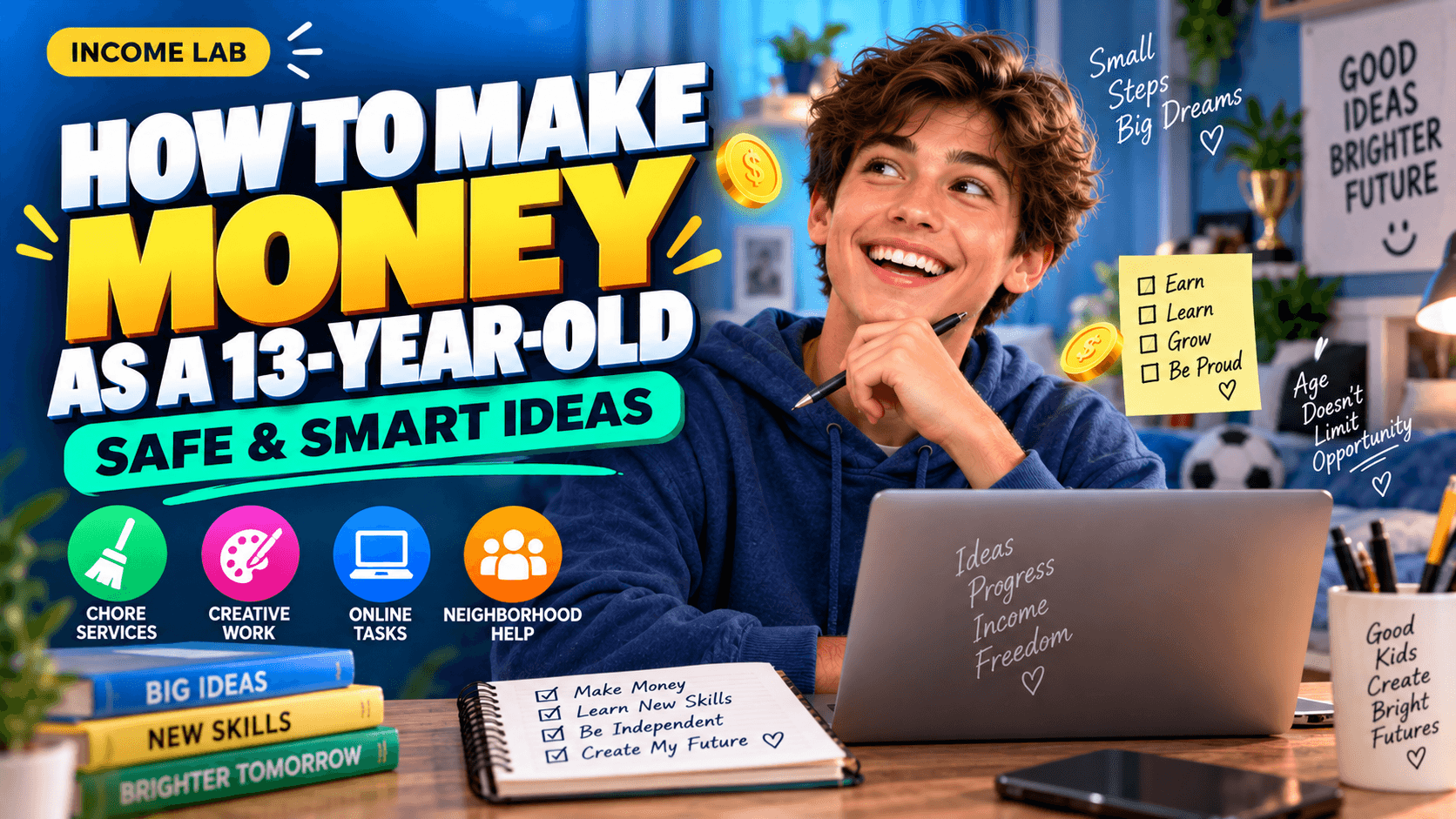 how to make money at 13