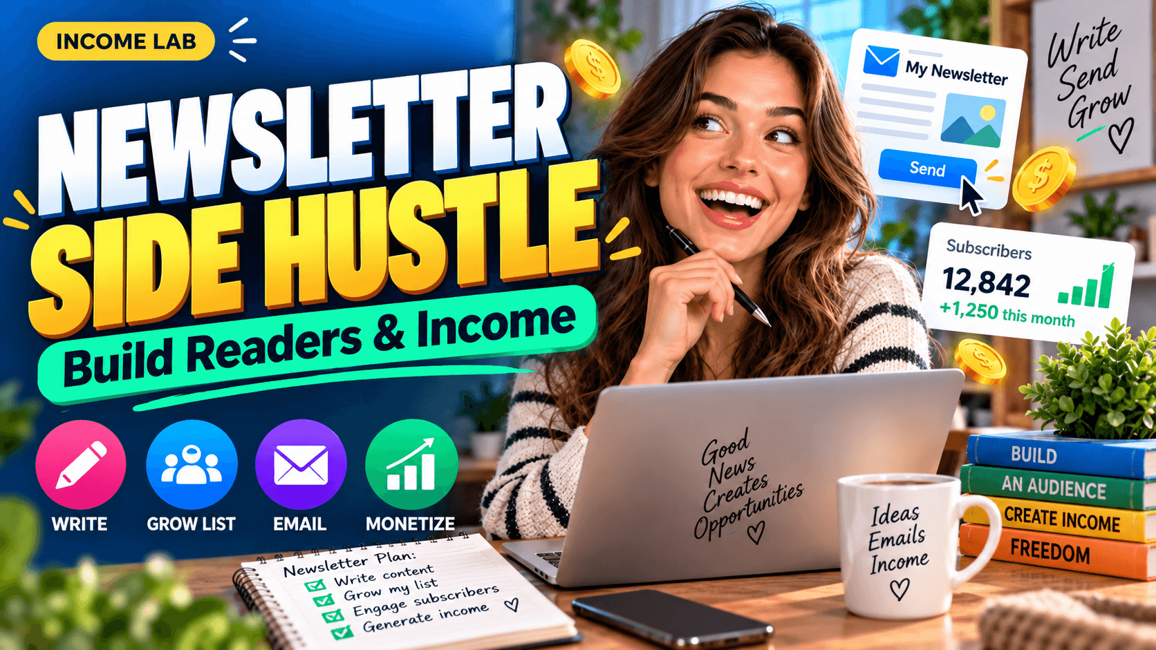 newsletter side hustle