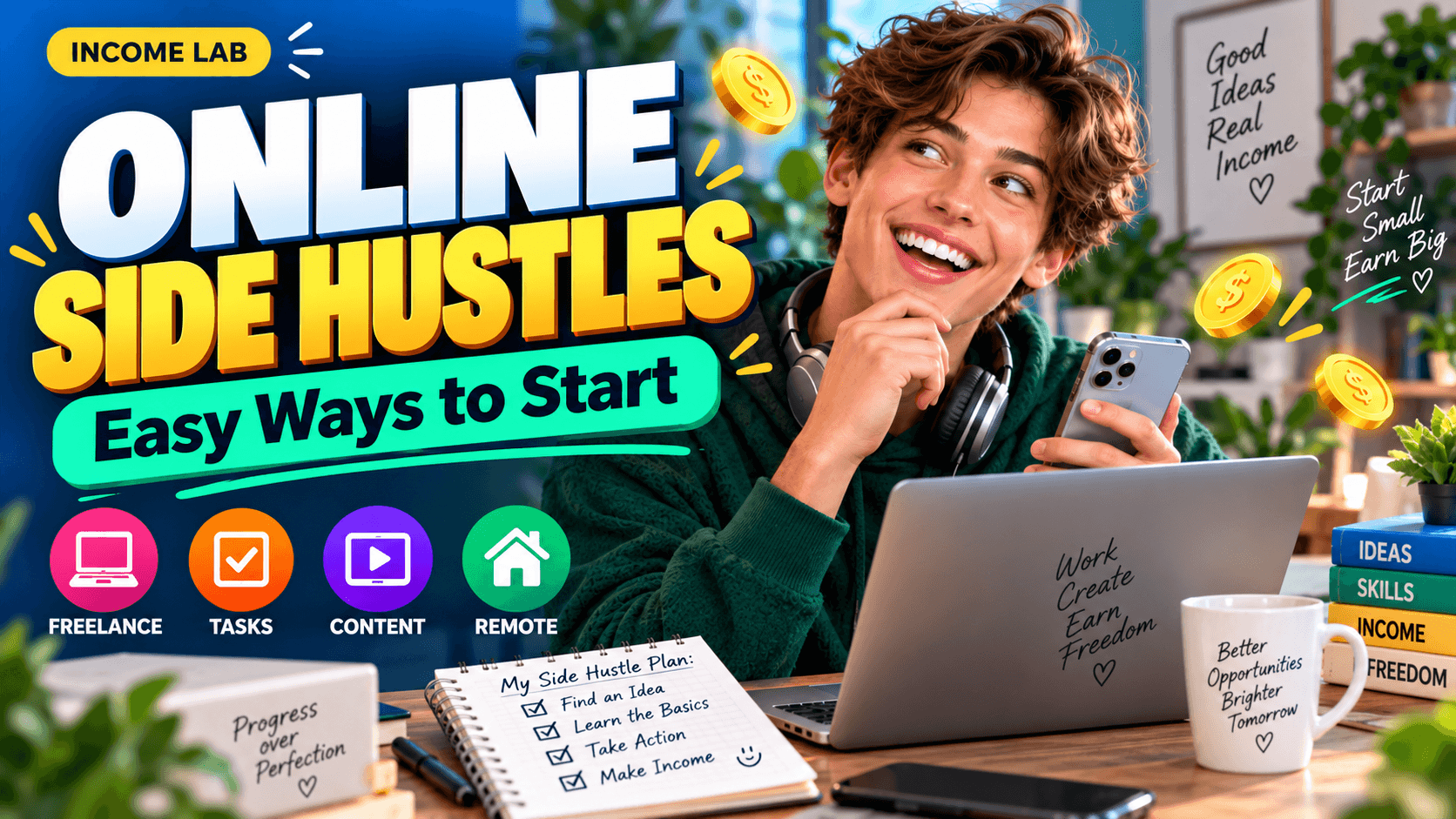 online side hustles for beginners