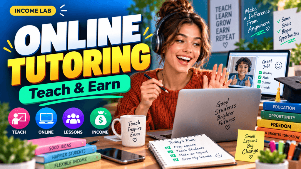 online tutoring side hustle