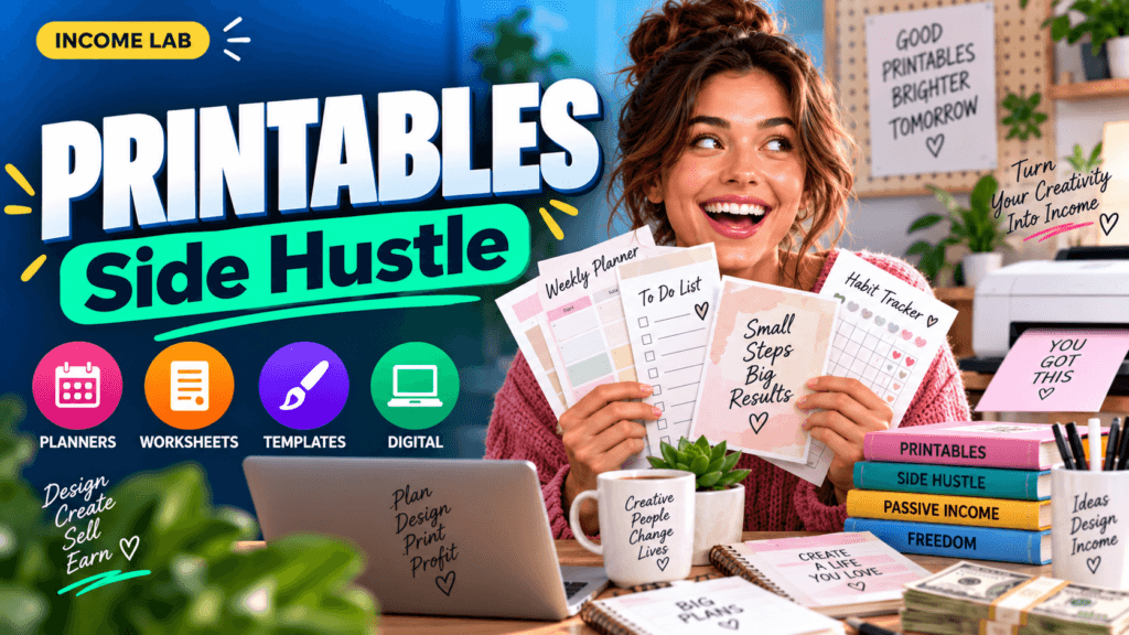 Printables Side Hustle: How to Create Products People Actually Want to Buy printables side hustle
