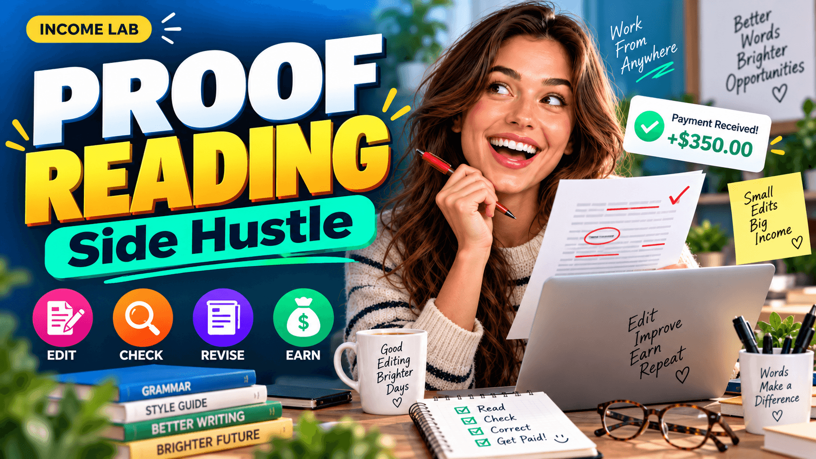proofreading side hustle