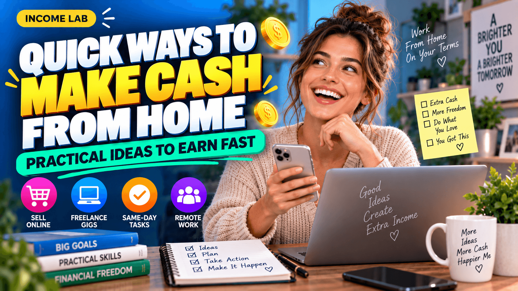 quick ways to make cash from home