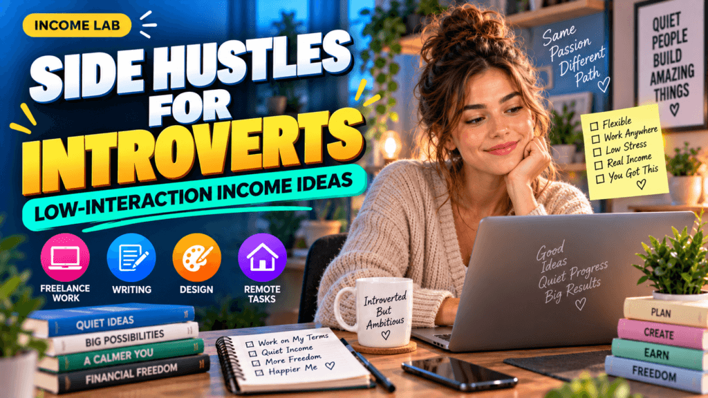quiet income ideas for introverts