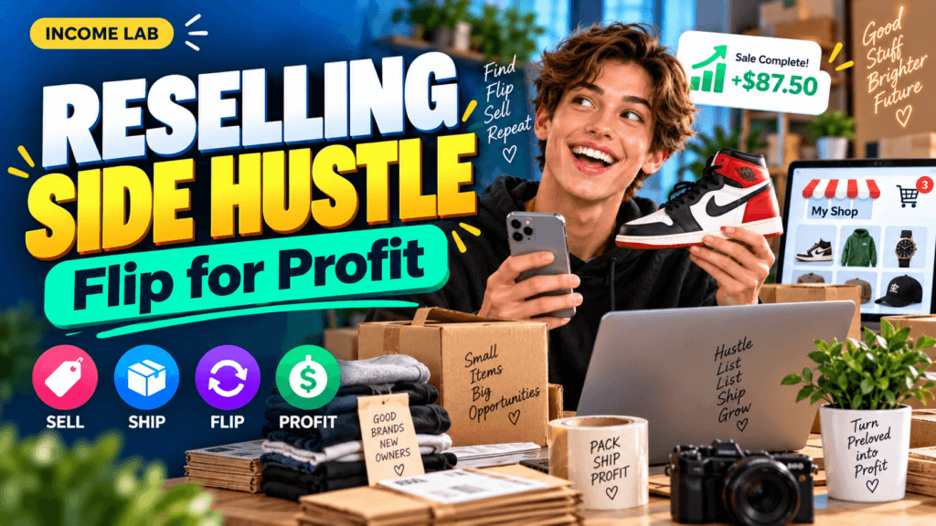 reselling side hustle