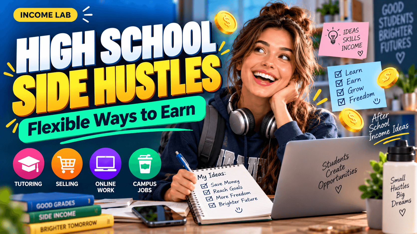 side hustles for high school students
