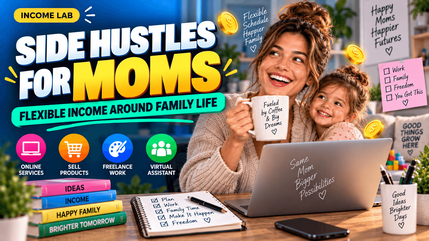 side hustles for moms