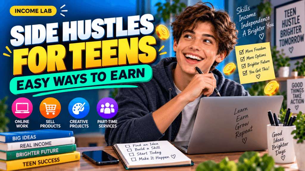teen side hustles learn earn grow