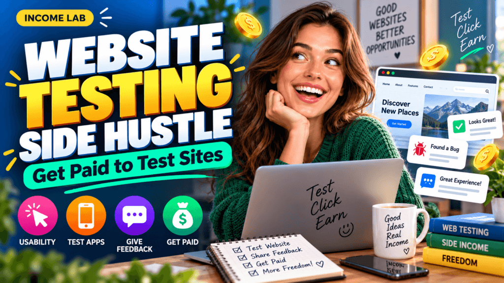 website testing side hustle